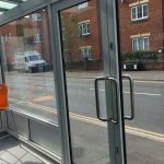 Aluminium shop front installation