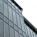 Aluminium curtain walling