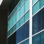 Commercial curtain walling installation for commercial property
