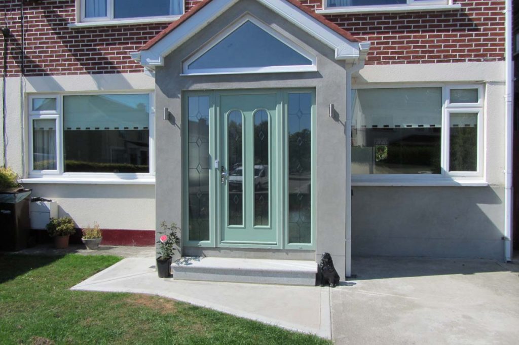 Chartwell green traditional style front door