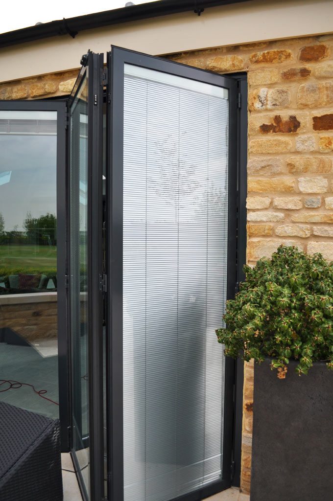 blinds integral doors sliding patio french door windows bifold fold integrated bi select slide folding commercial weeks