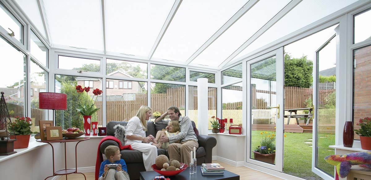 Lean-to upvc conservatory