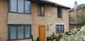 Residential aluminium windows installation