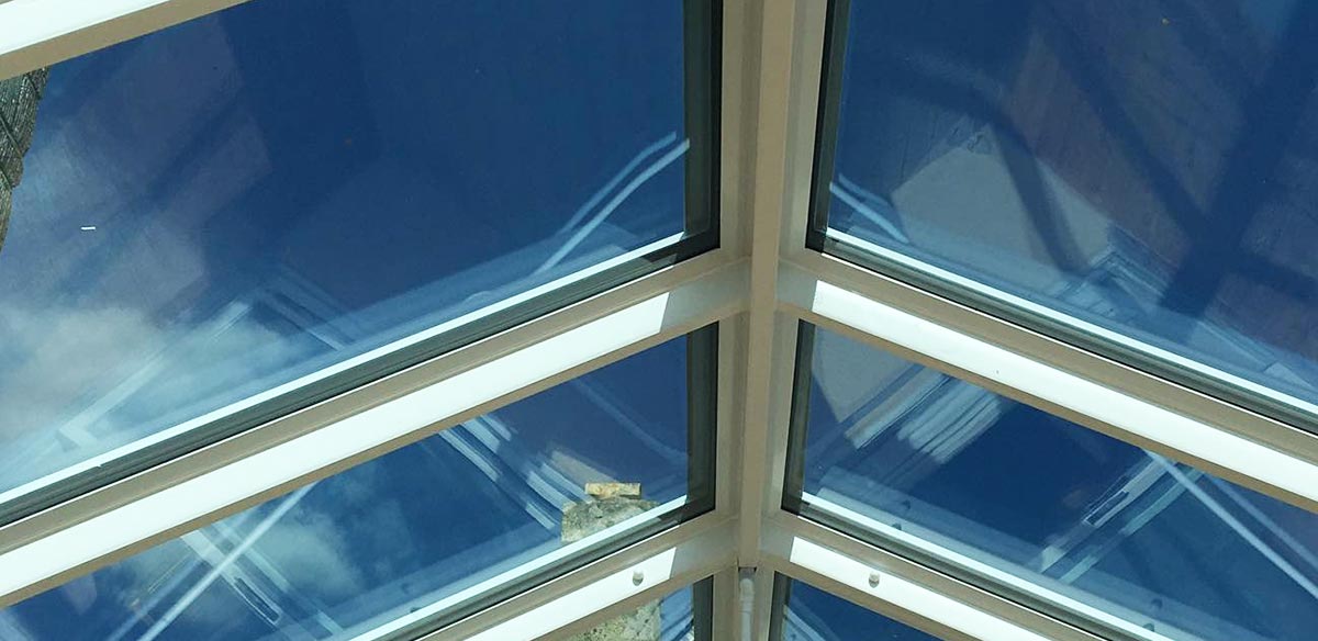Solar control conservatory glass