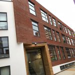 Commercial glazing project in Bristol for which we supplied aluminium casement windows, curtain walling and commercial doors