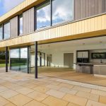 Large Patio Doors that create a huge open space in a modern building