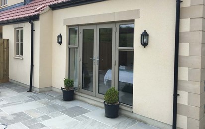 Aluminium French doors